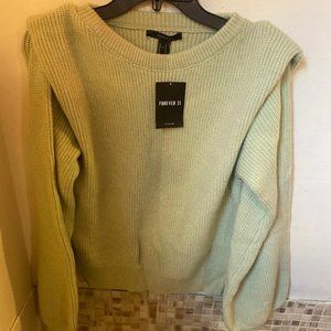 Mint green sweater (sz S)